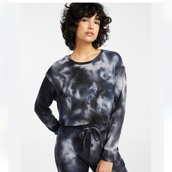 Tops - Antistar Cropped Waffle Knit Thermal